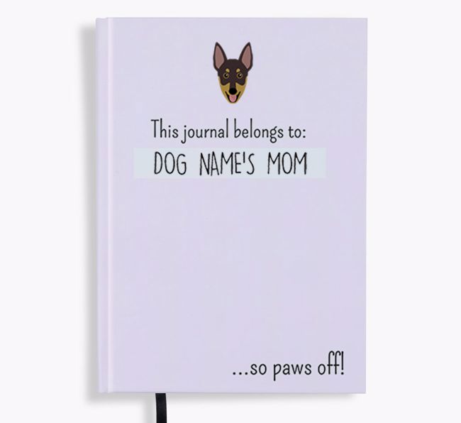 This Journal Belongs to: Personalized {breedShortName} Notebook